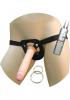 All American Whoppers Vibrating Dong Universal Harness 7 Inch Beige
