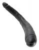 16 Inch Tapered Double Dildo -  Black
