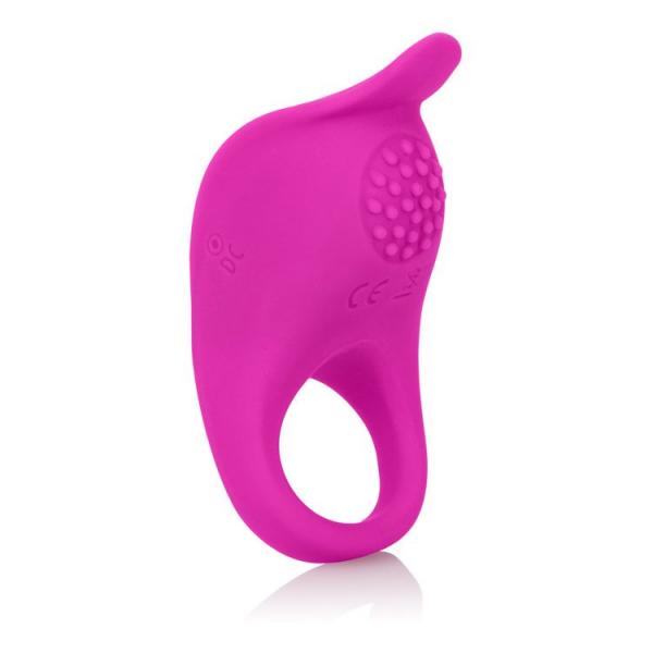 Teasing  Enhancer Ring Silicone Rechargeable Pink