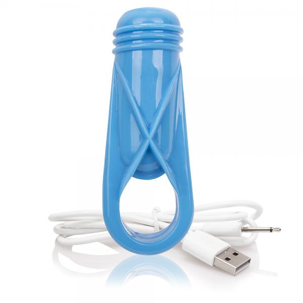 Charged Oyeah Plus Ring Blue Vibrating Cock Ring
