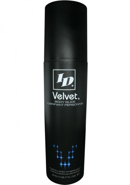 ID Velvet Silicone Lubricant 6.7 fluid ounces.
