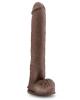 Au Naturel Daddy 14 inches Dildo Suction Cup Brown