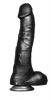 Big Black Cock Twisted Curvy 11 inches Dildo