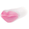 Hot Lips Mouth Masturbator Clear Pink