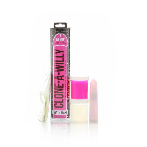 Clone A Willy Hot Pink Glow In The Dark-EMP023
