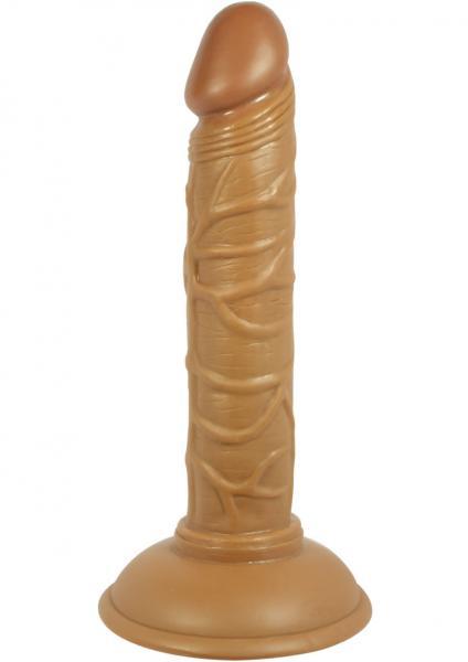 Latin American Mini Whopper 5 inches Straight Dong Brown