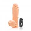 10 inches Thick Cock Balls, Egg & Suction Cup Beige