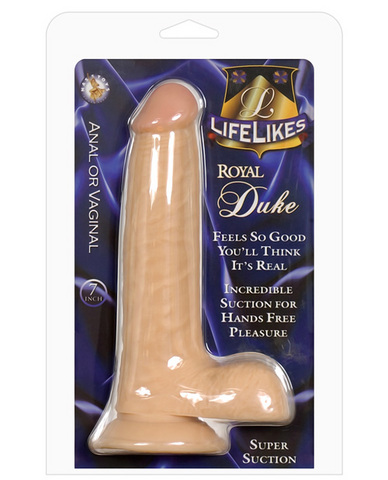 Lifelikes 7in royal duke w/suction cup