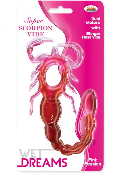 Super Scorpion Magenta Pink Vibrating Ring