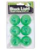 Pot Leaf Beer Pong Balls Black Light 6 Pack