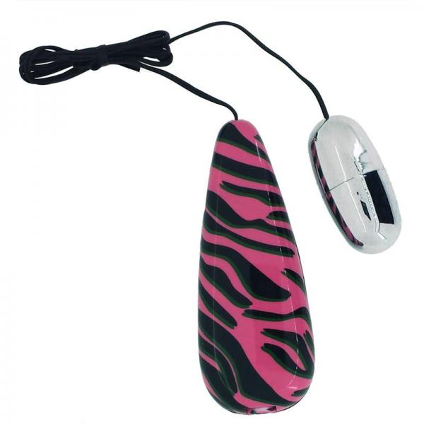 Primal Instincts Pink Zebra Bullet Vibrator GT6121CS