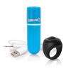 Charged Vooom Remote Control Mini Vibe Blue