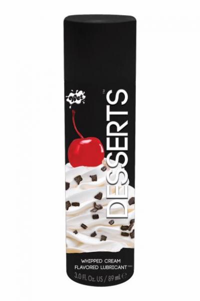 Wet Desserts Flavored Lubricant Whipped Cream 3oz-Wet Desserts Lubricant Wh...